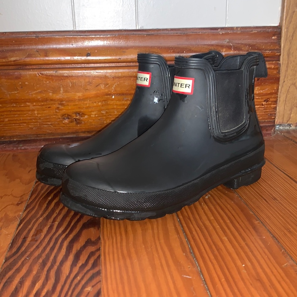 Black Chelsea Hunter Boots